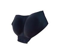 Lady Women Padded Seamless Butt Hip Enhancer Shaper Control Knickers Panties Underwear Body Shapewear Shorts (Black, L, l)