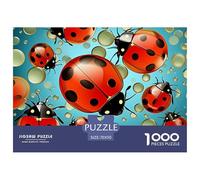 Ladybird 1000 Pieces Puzzle Age 14+ for Adults Animal Fun Challenging Brainteasing Jigsaw Colourful Creativity Gift Giving 70x50cm/1000pcs