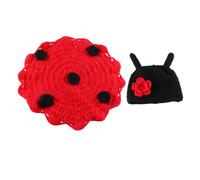 Ladybird Cape Newborn Crochet Knitted Photography Prop Set