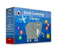 Ladybird Early Learning Library: 6 Books Tuck-Box Set Hardback - ABC | 123 | Colours and Shapes | Everyday Words, Big and Little, and What’s the Time?