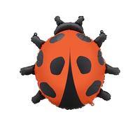 Ladybird Foil Balloon - Red & Black - 66 x 64.5 cm - Air & Helium - Children's Birthday, Spring, Garden Party