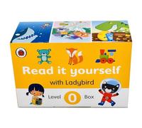 Ladybird Read it Yourself Tuck Box Level 0: 10 Books Box Set (Space Party,Emma Explorer,Pippa and the Pip, Go Kit Cat,Gus and Ross,Wags the Big Dog,Dash is Fab,Jack and Jen,Barn Owl & Camping Trip)