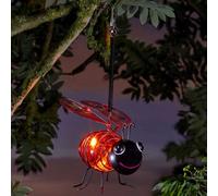 Ladybird Solar Garden Light Ornament Decoration 4 Red LED by Smart Solar