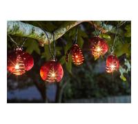 Ladybird Solar Garden String Lights Decoration 10 Warm White LED - 3.8m by Smart Solar