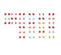 Ladybird Stick On Earrings (30 pairs)