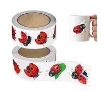 Ladybird Stickers 1000 Pieces Cartoon Waterproof Sticker Collection