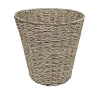 ladybirdhome Home-Decor Natural Wicker Seagrass Water Hyacinth Wastepaper Basket Bin Round Square (Seagrass Round)