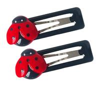 Ladybirds Hair Clip, Acetate Barrettes Makeup, Red 1 PAIR, A 1 PAIR