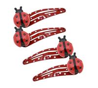 Ladybirds Hair Clip For Birthday Party Cartoon Animal Hair Clip Sidepin Women Girl Lovely Barrettes Headwear 4Pcs