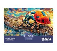 Ladybug 1000 Piece Jigsaw Puzzle for Adults - A Great Gift Idea for Men & Women, Challenging Wall Art for Home Decoration 70x50cm/1000pcs