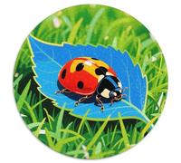 Ladybug 1000 Pieces Jigsaws Insect Round Jigsaw for Adults And Kids Modern Unique Challenge Games Scene Creative 1000pcs (67.5x67.5cm)