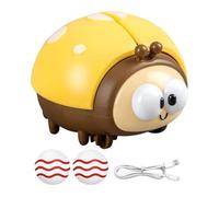 Ladybug Aerodynamic Levitation Toy - USB Rechargeable Sensory Development Base, Interactive Fine Motor Training Set | Heavy Duty Drop Resistant Structural ABS Blowing Base, Visual Tracking Pla