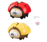 Ladybug Air Ball Toys | Lady B-ug Toy for Kids | Electric Ladybugs Floating Ball Toy with 2 Balls | Cute Educational Lady B-ugs Blowing Balls Games Interactive Toys for Cats & Kids