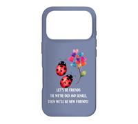 Ladybug art friends aging humor senile growing old together Case for iPhone 17 Pro