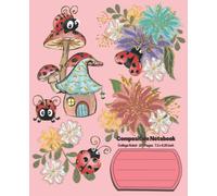 Ladybug Composition Notebook: Cute Lady Beetles Notebook For Girls & Teens: College Ruled School Standard Students 7.5 x 9.25 Inch, 120 Pages - Diary, Journal For Ladybird Lovers, Gift