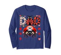 Ladybug Daddy of The Birthday Girl dad Long Sleeve T-Shirt