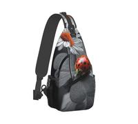 Ladybug Daisy Cross Chest Bag Diagonally Sling Bag Crossbody Shoulder Bag Travel Hiking Daypack For Men Women