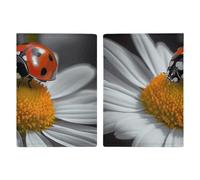 Ladybug Daisy Passport Holder, ID Card Protector Case Passport Holder with Slot Passports Travel Wallet Document Cover for Women And Men