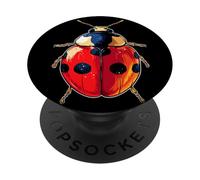 Ladybug Design Ladybird Lover Insects Cute Beetle Ladybugs PopSockets Adhesive PopGrip
