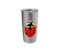 Ladybug Design Ladybird Lover Insects Cute Beetle Ladybugs Stainless Steel Insulated Tumbler