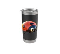 Ladybug Design Ladybird Lover Insects Cute Beetle Ladybugs Stainless Steel Insulated Tumbler