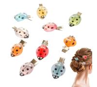 Ladybug Hair Clips, Funny Ladybird Clamp, Decorative Luminous Hair Clips for Women Girls Kids Clothes Backpack Charm Party School Outdoor Date