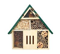 Ladybug House - Wooden Weatherproof Yard Decoration, Garden Ladybug Hotel Outside Butterfly Habitat, Natural Bee House, Beneficial Shelter for Balcony