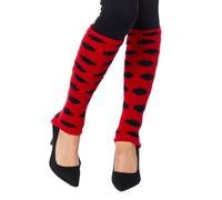 Ladybug Leg Warmers - Adult