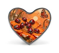 Ladybug Marigold Bloom Lapel Pin Heart Enamel Pins Funny Brooch Pin Cute Backpack Pins Fashion Jewelry Accessories for Backpacks, Hats, Bags, Adults