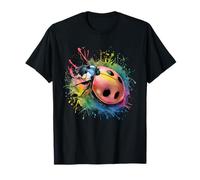 Ladybug Men Woman Colorful Watercolor Ladybug T-Shirt