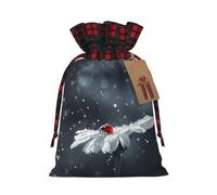 Ladybug On Daisy Flower Christmas Candy Bag, Reusable, Christmas Bag For Christmas Birthday Party
