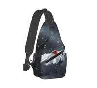 Ladybug On Daisy Flower Cross Chest Bag Diagonally Sling Bag Crossbody Shoulder Bag Travel Hiking Daypack For Men Women