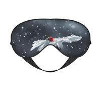 Ladybug On Daisy Flower Sleep Eye Mas Updated Design Light Blocking Night Eye Blinder Men Women Shift Travel Gifts