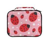 Ladybug Pattern Colored Pencil Bag Large Capacity Pencil Case for Colouring Pencils Pen Bag Marker Organizer