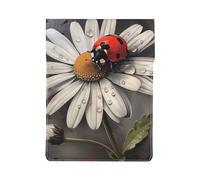 Ladybug Pattern Printed Laptop Sleeve Bag 13-Inch - Leather Laptop Sleeve Case Shockproof Protective Computer Cover Bag