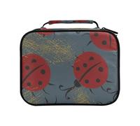 Ladybug Platinum Colored Pencil Bag Large Capacity Pencil Case for Colouring Pencils Pen Bag Marker Organizer