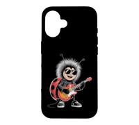Ladybug Playing Guitar Star Lady Bug Rock and Roll Ladybug Case for iPhone 16