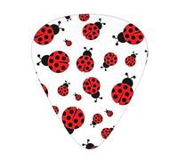 Ladybug Print Guitar Pick Comfortable Feel, Clear Sound, Multiple Thicknesses For Varied Tones
