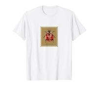 Ladybug Stamp Whimsy Twee Cute Nature Value Graphic T-Shirt, Men, White, S