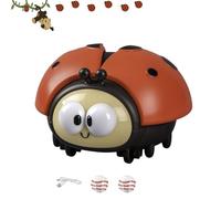 Ladybug Suspended Ball Toy, Ladybug Airball Floating Toy, Ladybird Air Flying Ball Toys, Cute Animal Balls Blowing Machine Toys, USB Rechargeable SensoryToy For 3 4 5 Year(Red)