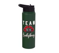Ladybug Team Coccinellidae Lover Insect Bug Entomologist Stainless Steel Insulated Water Bottle