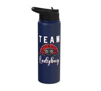 Ladybug Team Coccinellidae Lover Insect Bug Entomologist Stainless Steel Insulated Water Bottle