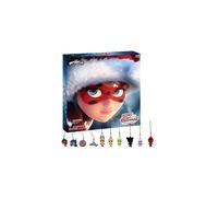 Ladybug - Ultimate Kwami Advent Calendar with Miniature Flocked Kwamis and EVA Seasonal Charms. Collectible Toys for Kids for Christmas with Hooks and