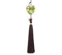 Ladybugs And Daisy Flowers Automotive Interior Mirrors Hanging Crystal Pendant Lucky Charm Car Rearview Ornament Love