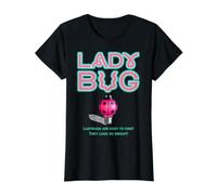 Ladybugs are Easy to Find! Value Graphic T-Shirt, Women, Black, XS