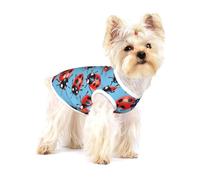 Ladybugs On A Background Print Dog Shirt,Dog Shirt Vest for Small Breeds Like Chihuahuas,Yorkies, and Puppies