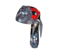 Ladybugs Pattern Infinite Speckled Print Men Women Cycling Cap Elastic Stretch Yoga Running Headwear Sports Head Cover