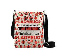 Ladybugs Purse Shoulder Bag Ladybug Lover Gift Good Luck lady Beetle Gift Ladybug Inspire Crossbody bag Ladybird Gifts, I Am Awesome Cb