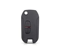 LadyCent Modified 2/3 Buttons 433MHz Flip Car Remote Key MIT8/MIT11 Blade, For Mitsubishi Outlander Pajero Triton ASX Lancer Shogun,2 Buttons MIT8