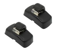 LadyCent Sun Visor Clip for VW Caddy Eos Gol Golf Lupo Polo Sharan Touran, 2x Car Sun Visor Hook Clips Hanger Holder Buckle Bracket,Black